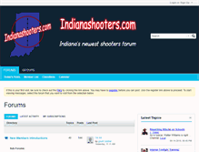 Tablet Screenshot of indianashooters.com